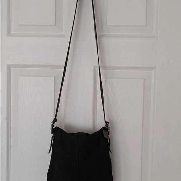 Coach black nylon/leather messenger bag #6253 - Picture 6 of 7